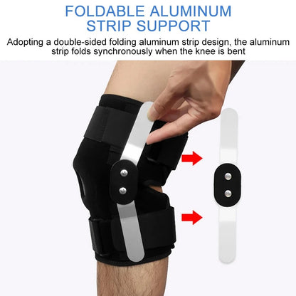 TitanKnee™ Steel-Hinge Knee Brace — Stop the Wobble, Walk Pain-Free